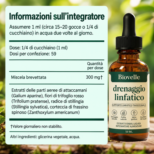 Drenaggio Linfatico Biovelle — Gocce Naturali